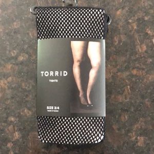 Torrid Black Fishnet Stockings Leggings Tights 3X/4X